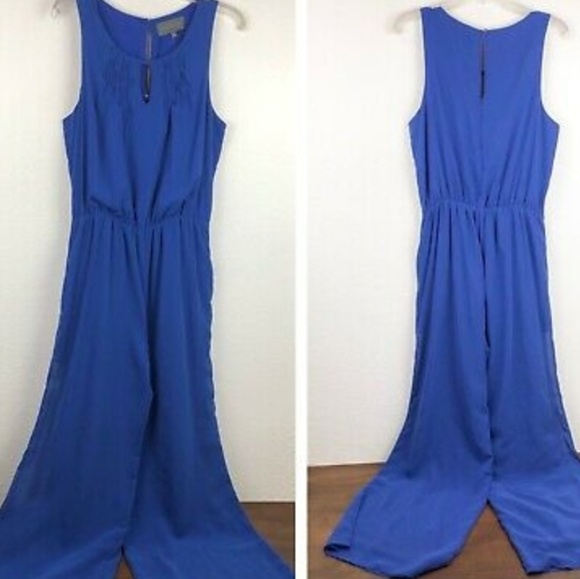 Sunday in Brooklyn Cornflower Blue Jumpsuits NWT - Picture 2 of 8